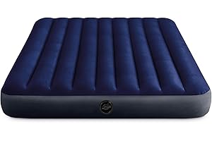 Intex Uniseks Materac Dmuchany, Granatowe, 152 x 203 x 22 cm, 4 Elementy, 68765