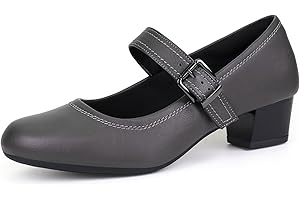 Ortho+rest Mary Janes da Tacco Donna per Bunioni Scarpe Ortopediche da Abito Tacchi Bassi e Grossi Pompe da Lavoro