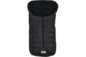 AltaBeBe AL2201-03 Active Sacco Termico Invernale per Passeggino, Nero - Nero