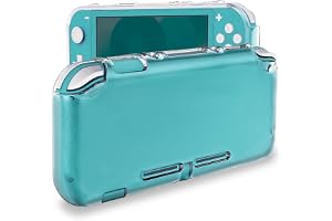 HD Clear Grip Protective Case for Nintendo Switch Lite 2019, Shock-Absorption & Anti-Scratch Design