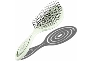 ‎CHIARA AMBRA Chiara Ambra Haarbürste ohne Ziepen - Bürste für Damen und Herren - Entwirrbürste auch für Locken & Lange Haare - Nachhaltige Detangler Bürste Haarbürsten - Mintgrün