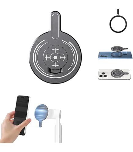 Base Magnetica Per DJI OM Gimbal - Supporto Magsafe Per Smartphone Con Anello Metallico - Foto 13