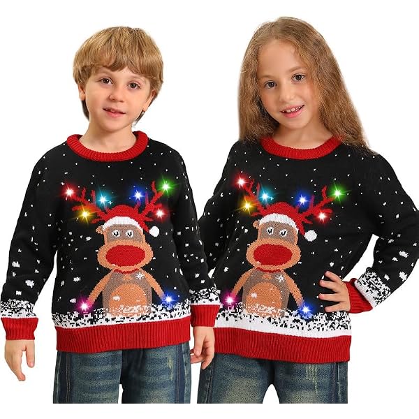 Pull De Noël 'Ugly' Pour Femme - Motifs Festifs (notes, Flocons, Sapins, Rennes) Avec Paillettes, Col Rond, Confortable Pour Les Fêtes