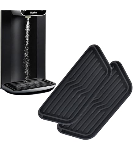 Lot De 2 Tapis Absorbants Pour Réfrigérateur - Protection Bac à Eau Et Glace, Anti-dérapant, Gris Foncé - 12