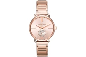 Michael Kors Women's Watch Portia, 36 mm Case Size, Chronograph Movement, Stainless Steel Strap