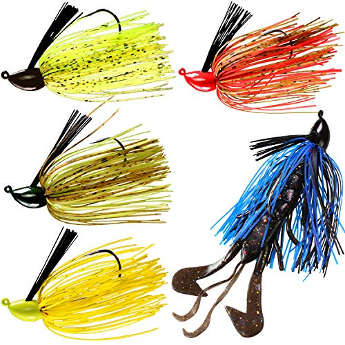 Thkfish Jigs Bass Jigs Leurres de pêche pour Bar Artificiels Kit de leurres de pêche 16 g
