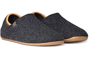 NEPAL-FR - Domowe kapcie męskie Toni Pons wykonane z filcu pochodzącego z recyklingu.