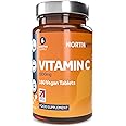 Vitamin C 1,000mg Tablets, 180 Tablets (6 Month Supply) High Strength, Immune Support, Essential for Normal Collagen Formation, Vegan, Made in UK by Northumbria Health