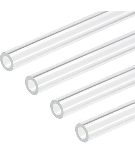 Tubo Acrilico Trasparente 6mm ID 10mm OD - 30cm Per Lampade E Sistemi Acqua - Foto 9