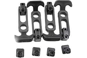 Chiloskit 4 chiavistelli a T da 110 mm, flessibili, con maniglia a T, per refrigeratore, carrello da golf o cassetta degli attrezzi