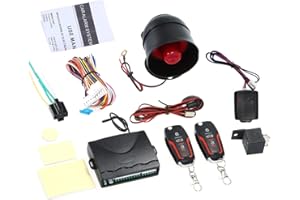 Mulcort Sistemas de Alarma para Auto, Kit Central Remoto automático Cierre centralizado con Control Remoto Cerradura de Puerta Sistema de Entrada sin Llave para vehículos