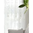 Vorhänge Kinderzimmer Mädchen – Weiß, Transparent, Mit Bestickten Rosa Blumen & Schmetterlingen, Mit Ösen, Verschiedene Größen