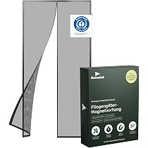 Magnetischer Fliegengittertürvorhang 80x200 Cm – Ohne Bohren, Mit Klettband | Insektenschutz Für Terrassentüren & Mehr