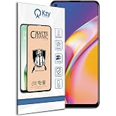 KZY İLETİŞİM Oppo Reno 5 Lite ile uyumlu Tam Kaplayan Mat Seramik Nano Esnek Ekran Koruyucu Cam