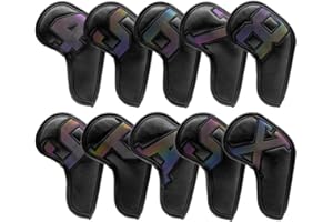 Myqqhbs 10 Pezzi Golf Iron Club Covers Golf Club Covers Coperture Protettive Articoli da Golf Regalo Club Covers