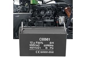 LANTRO JS AC350V CBB61 Condensador, 12UF ± 5% Condensador Generador de Gasolina Arranque, Arranque del condensador del motor del aire acondicionado