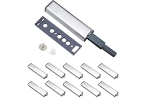 RITTE Amortiguadores Magnéticos,10 Piezas Presionar Abrir el Pestillo de Captura para Puerta Armario Cocina Sistema de Apertura de Puertas Amortiguador para Armario Puerta Cajón