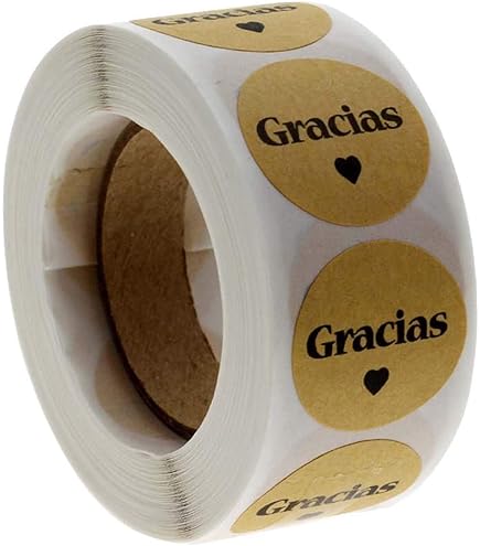 500x Etiqueta De Etiquetas Adhesivas Redondas De Vistoso | Cuotas Sin