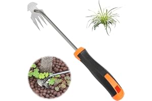 WGDVVJV Weed Puller With 4-Claw Hoe Gardening Hand Tools Weed Remover Tool Weeding Tools Garden Hoes for Weeding Weeding Artifact Uprooting Weeding Tool for Garden Patio Crack Lawn