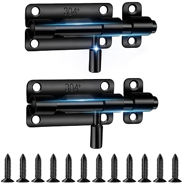 Lot De 2 Loquets De Porte Coulissante Et De Fenêtre - Verrous De