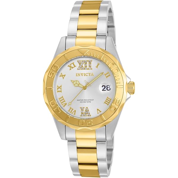 Invicta Angel 48851 Orologio Da Donna | Acciaio Inossidabile Oro 38mm, Quarzo, Impermeabile 10 Bar