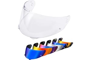 PSLER Helmet Visor for HJC HJ-33 I90 - Tinted Visor for HJC Hj-33 i90 Motorbike UV Protection Face Shield Replacement Accessories(Transparent)