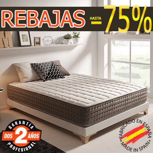Colchón Viscografeno Imperial Deluxe 30cm Todas las Medidas (135x190)