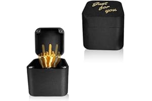 KLEHOPE Coffret Cadeau Surprise du Majeur 2 Pièces, Matériau PLA Coffret Cadeau Surprise Doigt D'honneur, Impression 3D Doigt D'honneur Boîte, Couvercle Magnétique, pour Cadeau, Décoration