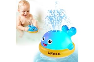 KMMIFF Baby Light Up Bath Toys: Toddler Bath Toy for 1 2 Year Old - Bath Toys for Babies 6-12 Months with Colorful Lights - Baby Boy girl Gifts Kids Toys Age 1-3