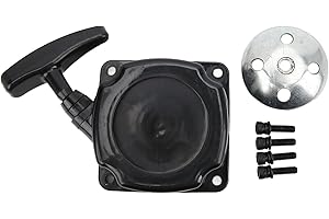 MAJATOU Démarrage Manuel, Pièces du Système de Démarrage Manuel, Remplacement du Démarreur à Recul pour Mini Pocket ATV Scooter 47 Cc 49 Cc 50 Cc 2 Broches Dirt Bike