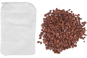 chengong Materiale Filtro Acquario, Pietra lavica Acquario Roccia vulcanica, Materiale filtrante Acquario per Acquario