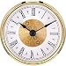 Produktbild 3-1/8 Zoll (80 mm) Uhr Einfügen mit Arabischen Ziffer, Quarzwerk (Gold Trim)