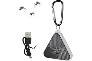 COLEXY Ultradźwiękowy ultradźwiękowy odstraszacz owadów ultradźwiękowy odstraszacz komarów na zewnątrz/wewnątrz i do zwalczania komarów pająków karaluchy myszy (czarny 709)