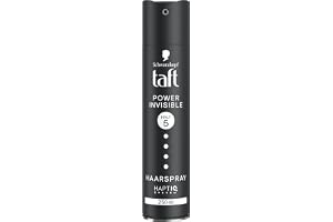 Schwarzkopf Taft hårspray Power Invisible (250 ml), stadga 5 hårstyling, hårspray för alla hårtyper, icke-klibbande och utan att tynga ner, vegansk formel*