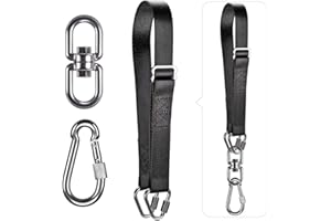 Dolibest Correa para Colgar Saco de Boxeo, Bolsa Pesada de 55 a 100 cm, Cuerda Ajustable para Colgar en casa, Gimnasio, Boxeo, Saco de Arena, Entrenamiento, Fitness, Equipo de Ejercicios