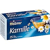 Meßmer Kamille | 25 Teebeutel | Vegan | Glutenfrei | Laktosefrei