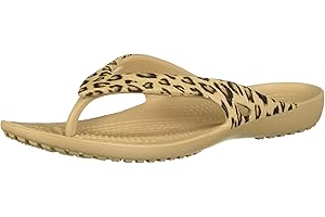 Crocs Damskie klapki Kadee Ii Leopard | Casual Summer Sandal|Buty plażowe