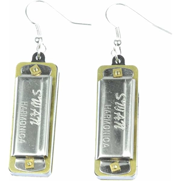 Miniblings Ohrringe Musiknote – Echtes Silber 925, Handgefertigter Ohrschmuck, Lang, Elegant