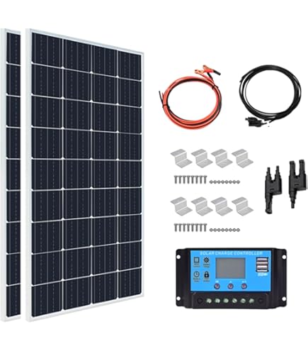 ZYLDDS Kit Panneau Solaire Souple 400W 12V - Parfait Pour