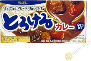 S&B Torokeru Curry Hot, 1er Pack (1 x 200 g)