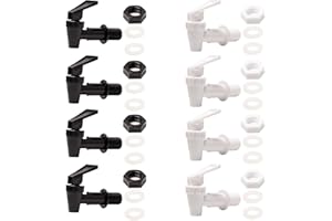 Bofanze 8 Pieces Beverage Drink Dispenser Plastic Spigot for Beverage Dispenser Universal Water Dispenser Tap Replacement Cooler Water Spigot Cooler Faucet for Drinks Dispenser，Juice Bottle Bucket