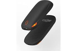 IFEART Hand Warmers Rechargeable 2 Pack, 10000mAh Magnetic Electric Hand Warmer, Portable USB Hand Warmer 3 Levels Heating, Idea Handwarm Tech Gifts for Men, Women (5000mAh*2)