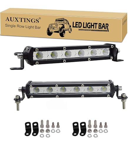 Barre LED 7 Pouces 30W PICAA - IP67 - Pour 4x4, SUV, Bateau - 12V/24V