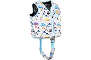 Boglia Enfant en Bas âge Swim Gilet, Floaties pour Enfants en Bas âge, Kid Vest Maillot de Bain avec flottation Sangle de sécurité réglable pour Unisexe Enfants