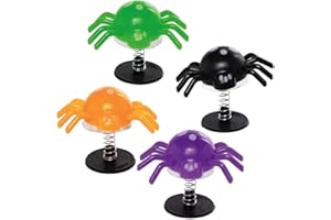 Baker Ross Jouets à Ressort en forme d'Araignées - Lot de 8, Jeux pour les Enfants (AX373)