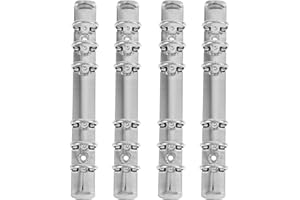 Yardwe 4 pezzi, A6, 6 anelli, meccanismo di rilegatura, spine, pettini, cartelle di carta in acciaio inox, per notebook, fogli sfusi