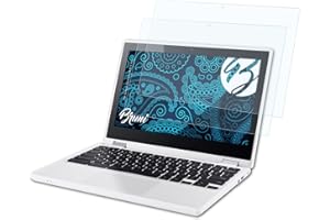 Bruni Screen Protector compatible with Google Chromebook R11 Acer Protector Film, crystal clear Protective Film (2X)