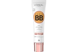 L'Oréal Paris - BB Crème C'est Magic - 5 i 1 Shine Perfector - 24 timmars fuktgivande färg - alla hudtyper - lätt och naturlig täckning - SPF 11 - nyans: medium mörk (05) - 30 ml