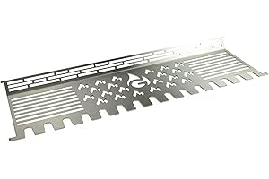 Grillrost.com Das Original Edelstahl Multistation | Warmhalterost für Broil King Baron/Regal/Imperial/Crown 490 u. 690 | mit Drumstick Halterung | 3mm stark
