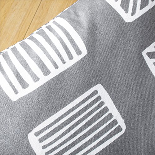 Highway 50 Kaschmir Deko Kissen/Kopfkissen (Set von 2) Strand, Polyester, grau, 45×45CM - 6